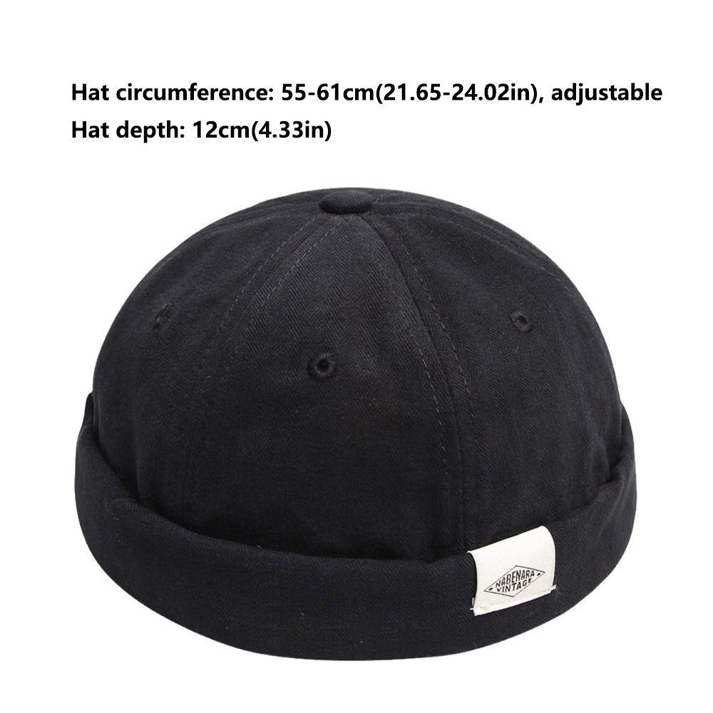 Cotton Hip Hop Hat Solid Color Baseball Cap Retro  Fashion Sunscreen  Hat  Outdoor