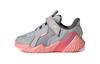 4Uture Rnr El I Slip Resistant Cushioning Abrasion Resistant Low Top Toddler Shoes Gray Pink Infant And Toddler FV2787