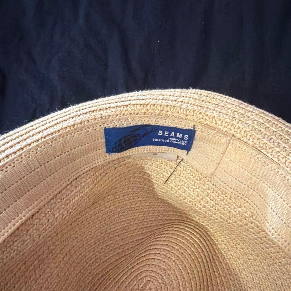Used BEAMS straw hat