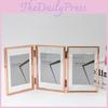 5 And 7 Inch Double Sided Transparent Fold Dual Photo Frame For Home Or Business Use