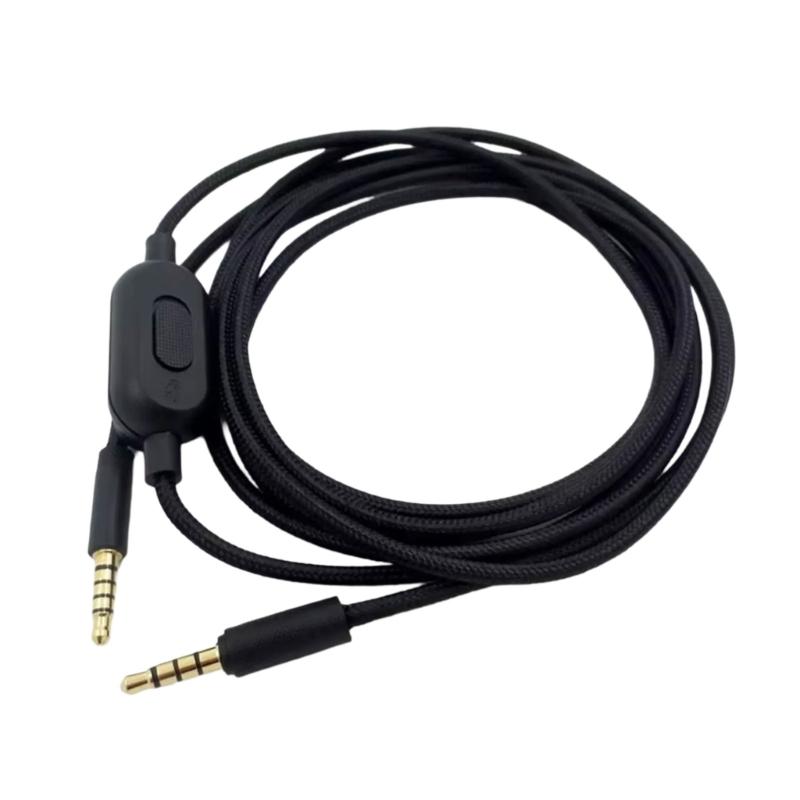 Replacement Nylons Braideds Gaming Headsets Sound Cable for GProX G433 G233 with Inline Controls