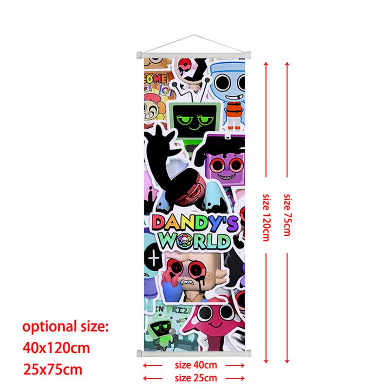 

Мир Денди Обои Настенное Искусство Холст Живопись Картина Принт Подвесной Свиток Постер Украшение Дома Искусство для Игровой Комнаты 25*75cm красный