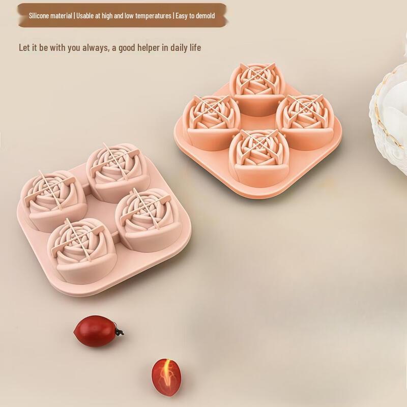 Silicone Rose Ice Cube Tray