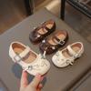 2026 Spring Girl's Bow Princess Leather Flats - Cute & Trendy Low-Cut Shoes