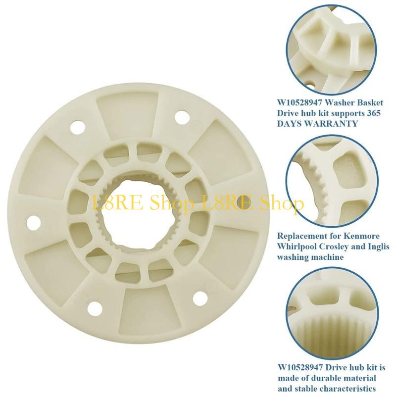 L8RE W10528947 Washer Basket Driven Hub for Washing Machine W10396887 W10528947VP