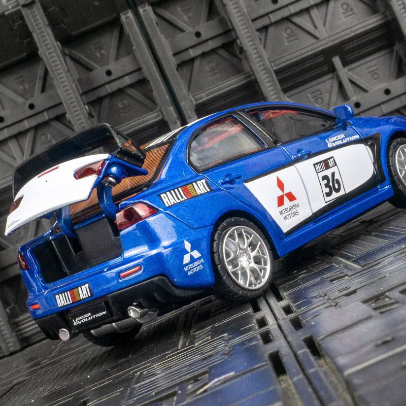 Simulation Sanlin Basse EVO Alloy Car Model Ornaments Track Version Huili Children's Toy Car