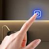 1 Stück LED Touch Sensor Schalter 12V 5A 60W Für Smart Button Spiegel Lichtschalter Für Badezimmerspiegel Licht Hintergrundbeleuchtung Dekoration