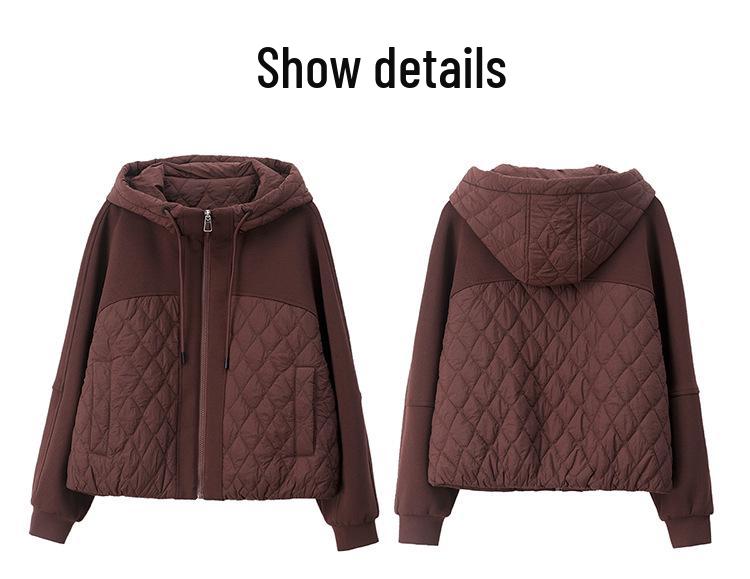 Women's Lightweight Quilted Cotton Jacket - 2024 Autumn/Winter Fashion for Middle-Aged & Elderly