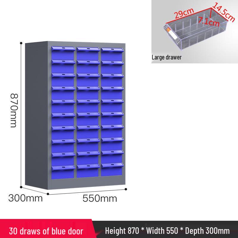 Parts & Screws Storage Cabinet with Iron Sheet Drawers