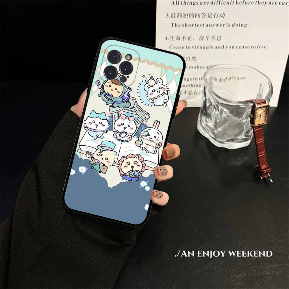 Cute C-Chiikawas Hachiwares Phone Case For IPhone 16 17 Air 15 14 13 12 11 Pro Max 16E Plus Fundas