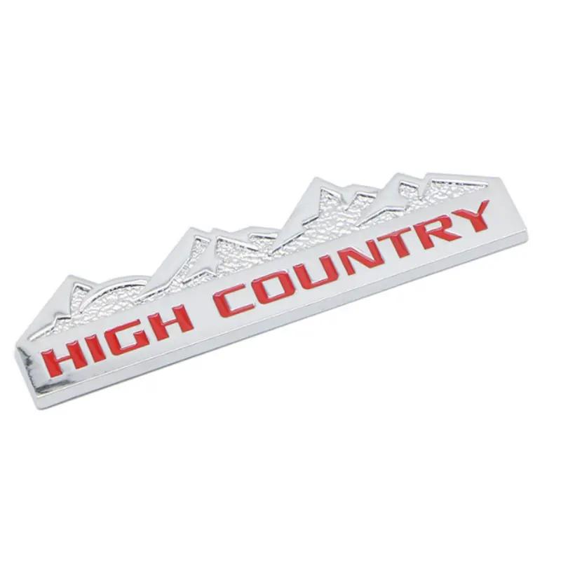 Polepy aut HIGH COUNTRY s písmeny pro všechny terénní modely Vzor oblasti Highland Příslušenství pro úpravu karoserie Zadní ozdoba kufru