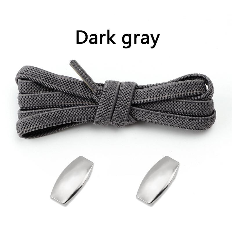 1Pair Elastic Laces Sneakers New Lock Flat Shoelaces Without ties Kids Adult No Tie Shoelace Rubber Bands Shoes Accessories