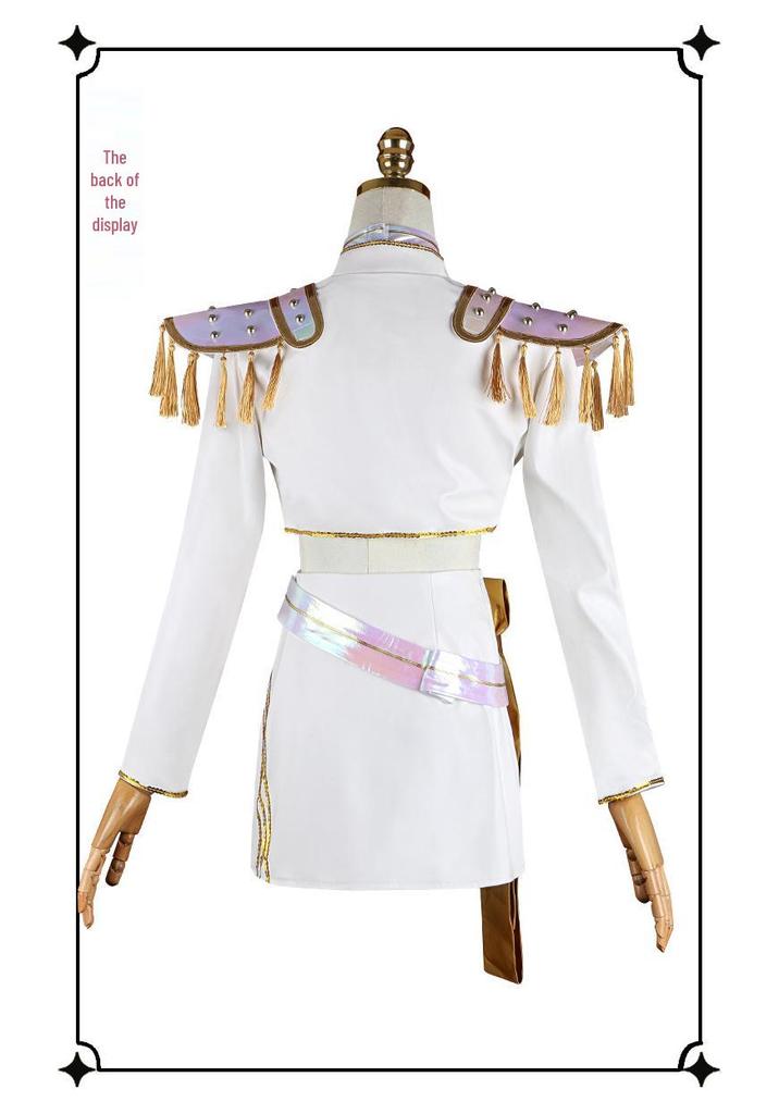 K-POP Demon Hunter Girl Group Cosplay: Rumi, Zoe, & Mira Performance Costumes In White