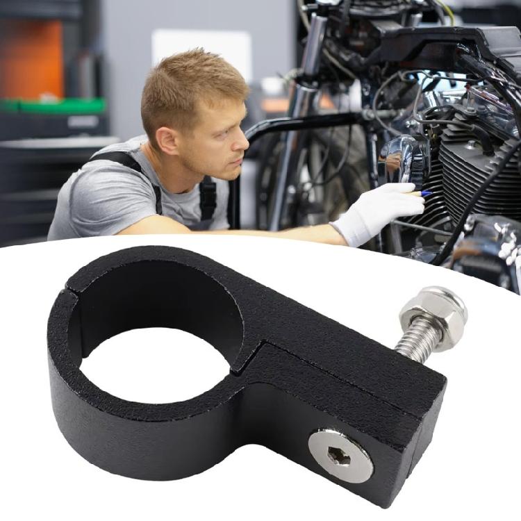 Insulated Metal Fuel Line Clamps Auto Clamp Cable Clamp Tube Holder Engine Modification Clamp Upgrades for Wiring/Hoses