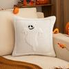 Decorative Pillow Case Ghost Pumpkin Cat Pattern Pillow Cover Removable Easy To Clean Washable Throw Pillow Case