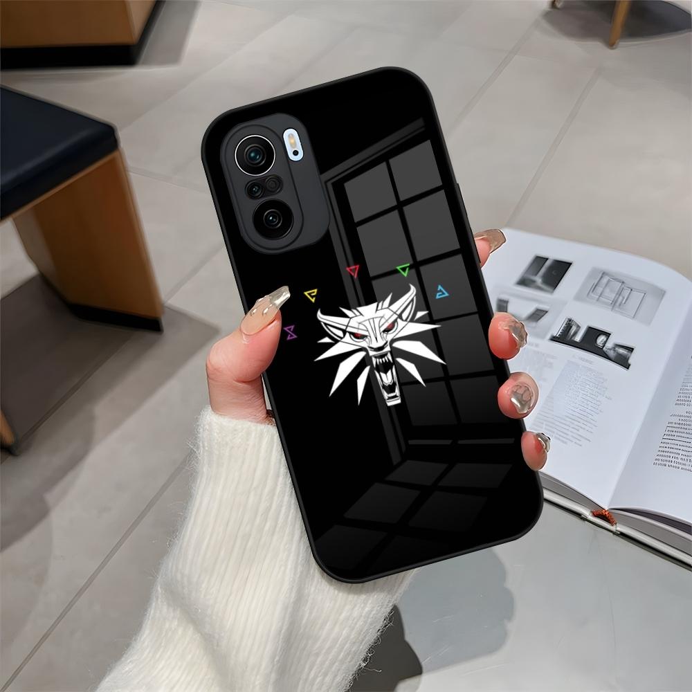 Phone Case Glass For Xiaomi 15 14 12 Lite 13 Pro 11t Lite POCO M5 X6 M6 X5 X3 NFC F5 F6 Pro Cover The W-Witcher Wiedzmin