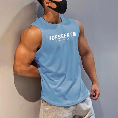 Herrenmode Sport Tanktops Lässiges Ärmelloses T-Shirt Herren Sportweste