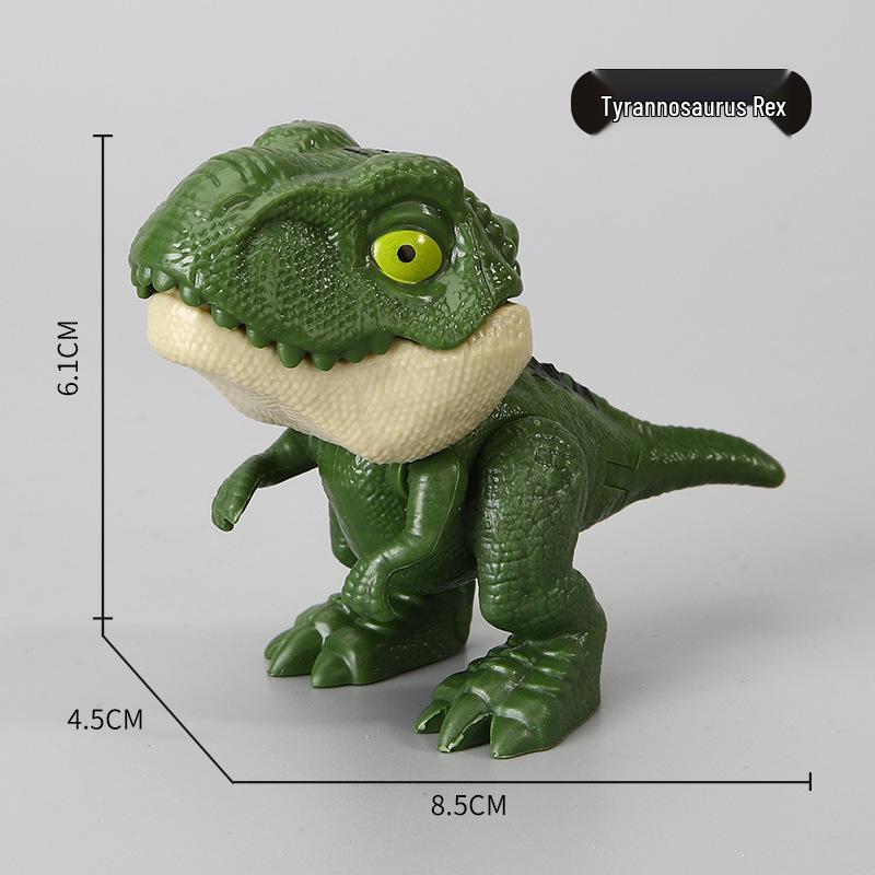 Popular Children's Moveable Joint Dinosaur Toy - Bite Finger Tyrannosaurus Rex