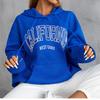 California Streetwear Ženy Podzimní Móda Ležérní Mikiny Volné Oversized oblečení Značka Fleece Hoody Sportovní oblečení