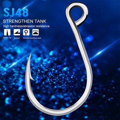 20 stücke Meer Angeln High Carbon Stahl Haken mit Barb Anti Meerwasser Korrosion Schiff Haken Eisen Platte Haken Anker Haken locken