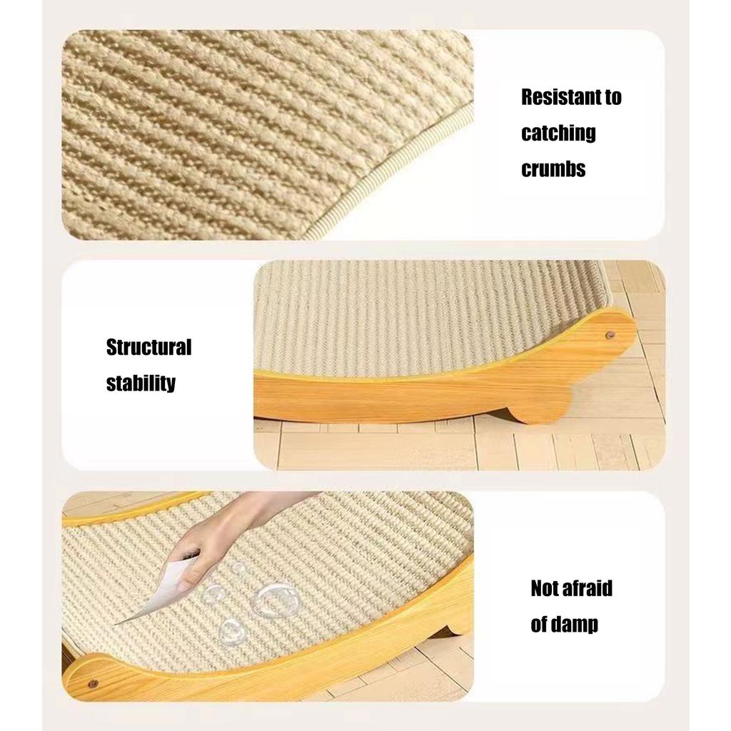 Cat Scratching Board Cat Paws Training Lounger Bed Toy Cats Scratcher Pad Indoor Entertainment Furniture Protector Toy
