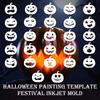 28Pcs Halloween Christmas Painting Template DIY Graffiti Decoration Hollow Template Drawing Spray Painting Mold Coloring Template