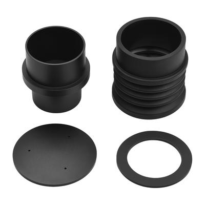 Aluminum Alloy Single Dose Hopper with Silicone Bellow Coffee Grinder Accessories Replacement for MAZZER Mini Coffee