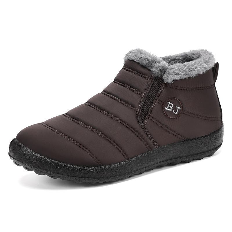 Warme Winter-Schneestiefel: Verdickte Samt-Freizeit-Baumwoll-Gehschuhe für Paare