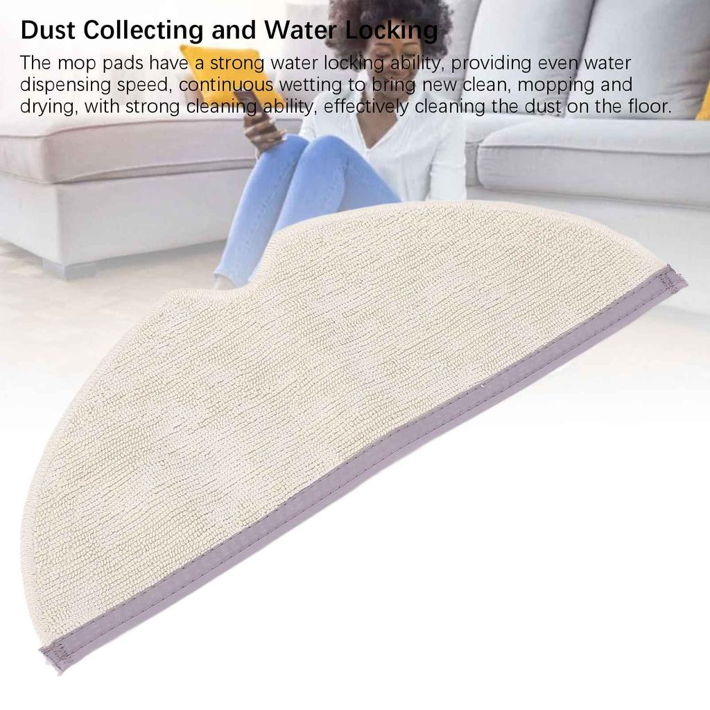 5pcs Robot Vacuum Mop Cloth Pads Microfiber Replacement Mopping Pads for Mi S50 S51 Robot Vacuum