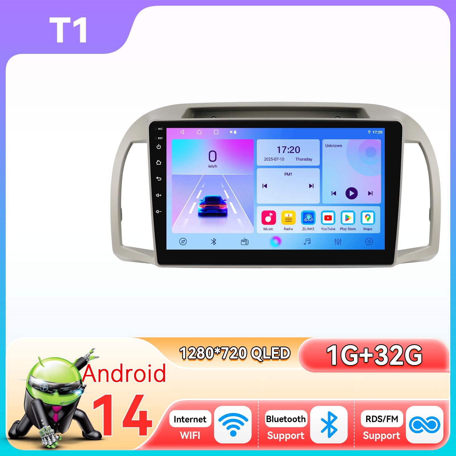 

Hizpo Snapdragon Автомагнитола AI Carplay Android Автомагнитола для Nissan March Micra K12 2002 -2010 Навигация Авто GPS Головное устройство Стерео 5G WIFI Мультимедиа T1 4Core 1G 32G