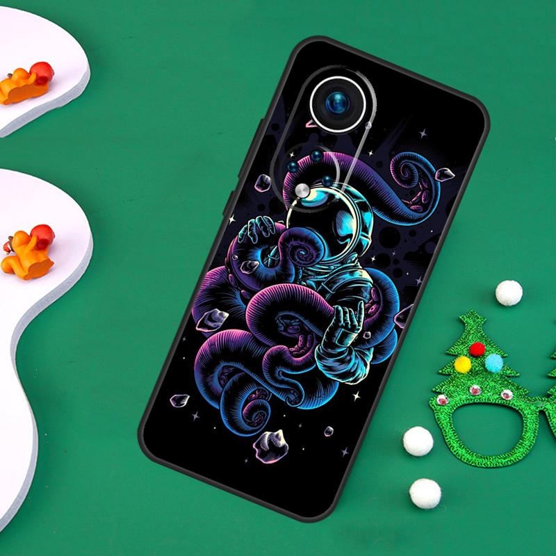 

Space Spaceman Art Case For Honor 200 Pro X9c X9b X9a X8a X8b X7a X6a X8 X9 50 70 90 Magic 5 6 7 Lite Cover Honor X9b