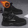 Snow boots new winter fur integrated fleece warm high-top cotton shoes