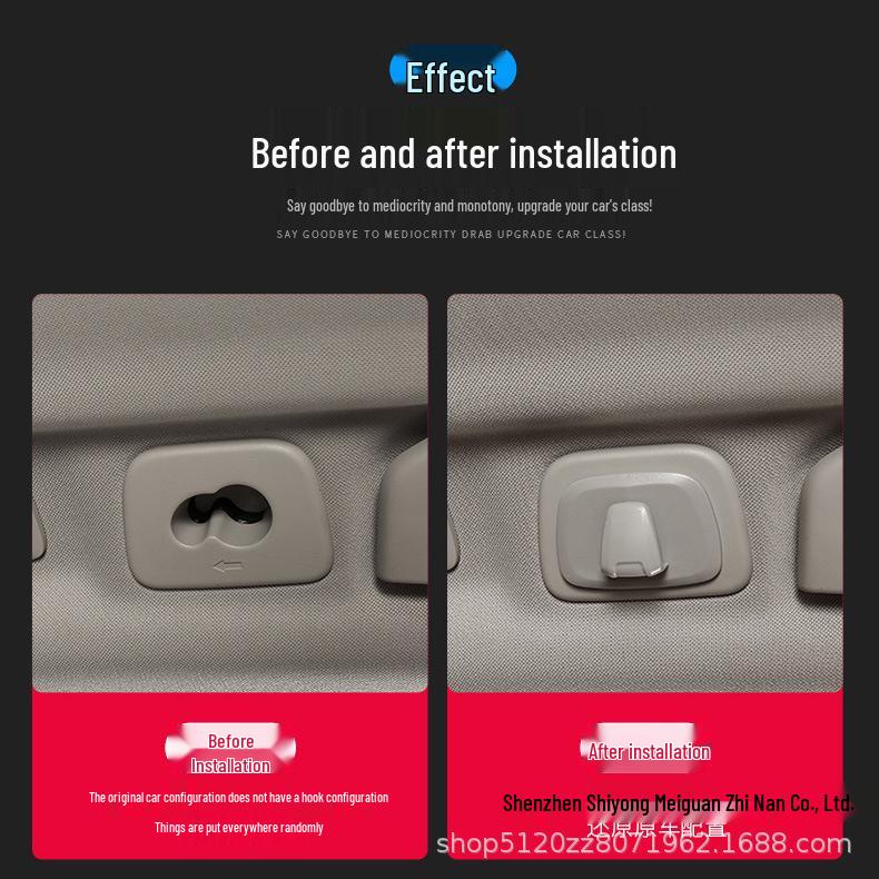 

Крючки-вешалки для одежды в автомобиль для Volvo XC60, XC90, S60, S90, XC40, V60, V90 на крышу Black [Pair]