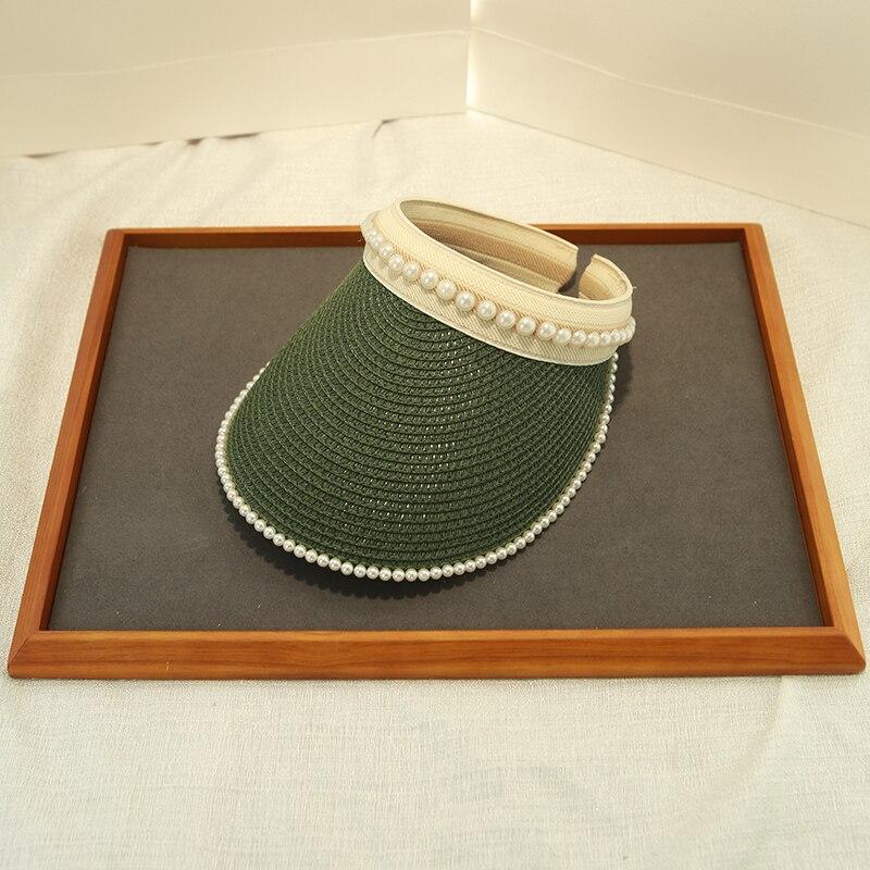 2021 Summer New Pearls Women Sun Hat 