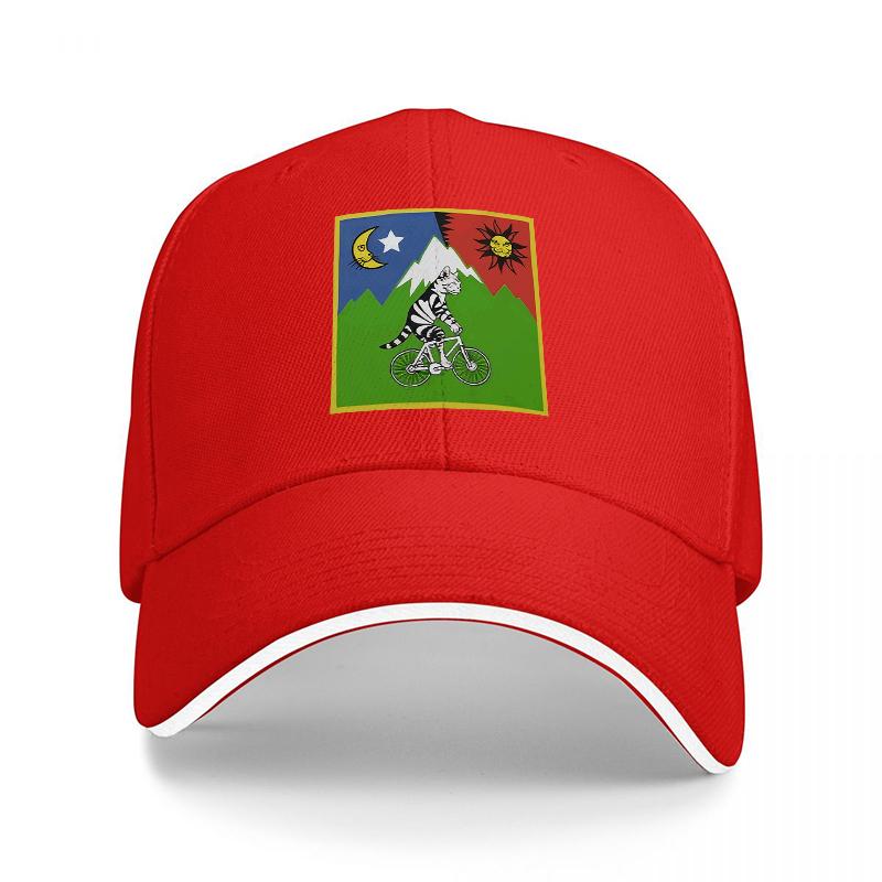 

Adventure Mountain Zebra Cap with Night Day Scene Design Black Baseball Hat for Outdoor Enthusiasts and Nature Lovers Adjustable