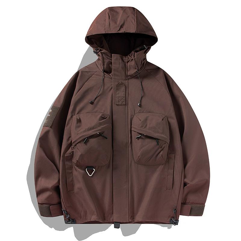 Men's Outdoor Workwear Style Jacket Jacket Large Size Men and Women Hooded Versatile Casual Jacket Men