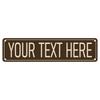 Custom Aluminum Street Sign, Metal Foil, Personalized Name, Indoor/Outdoor, Multi-Scene Wall Decor