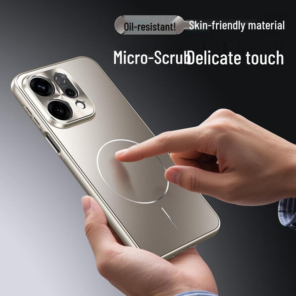 Oppo Reno14/Reno14 Pro Pełne Pokrycie Etui Anty-Upadkowe z Ochroną Obiektywu i Kompatybilnością z Bezprzewodowym Ładowaniem Samochodowym