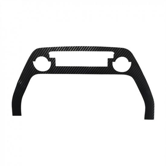 Carbon Fiber Look Console AC Button Cover Trim Sticker For Toyota Corolla 20-24