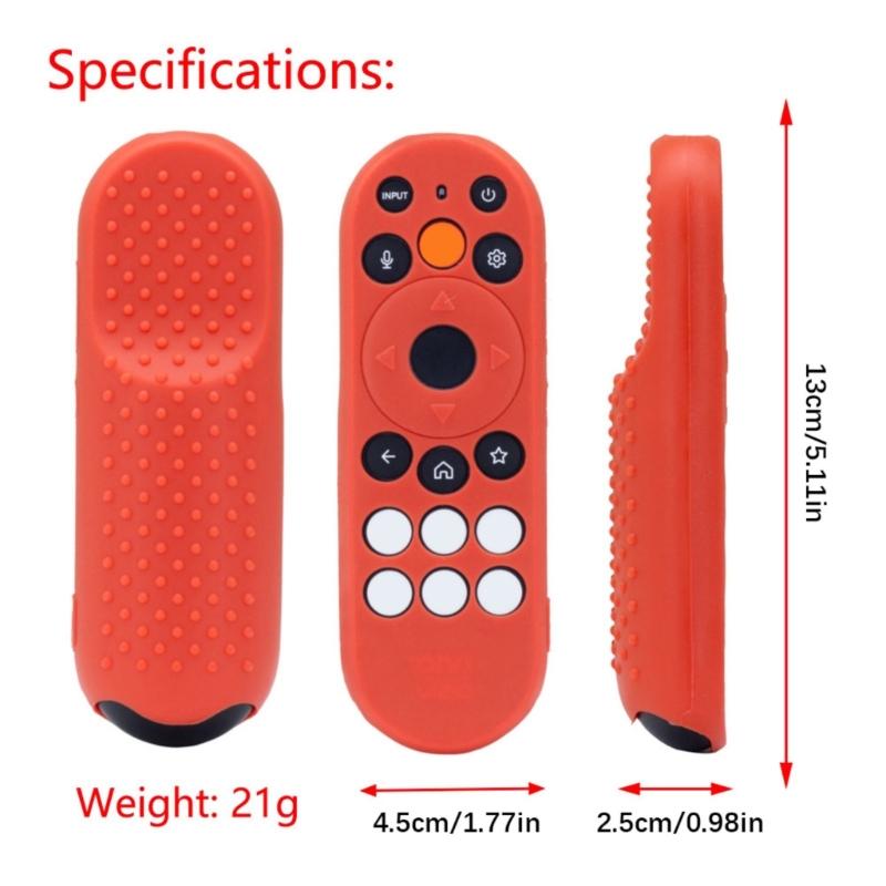 Remote Silicone Case Protective Skin Sleeve Antidop With Lanyard for XRT290 HDTV Voice Remote Control Accessories