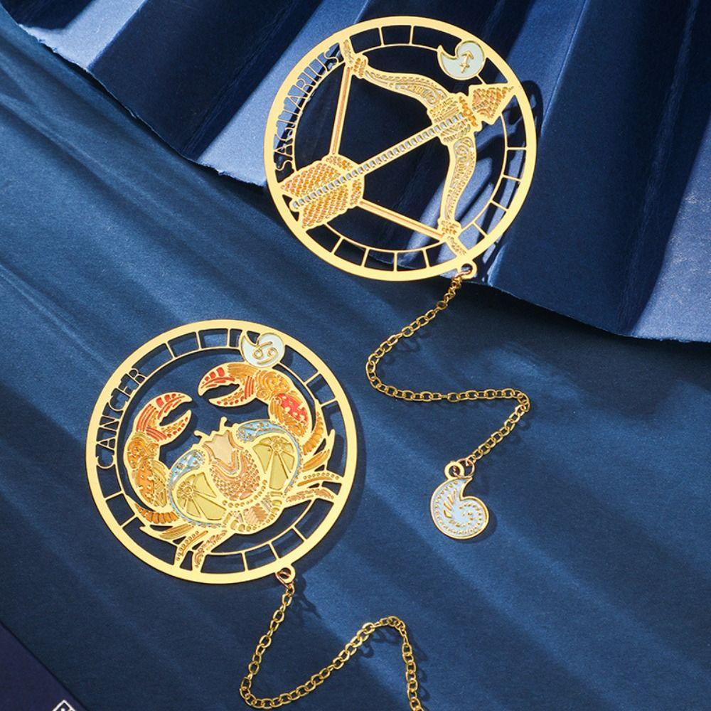 

Книга-пагинатор серии «Двенадцать созвездий», закладка, подвеска с кисточкой, изысканные канцелярские принадлежности