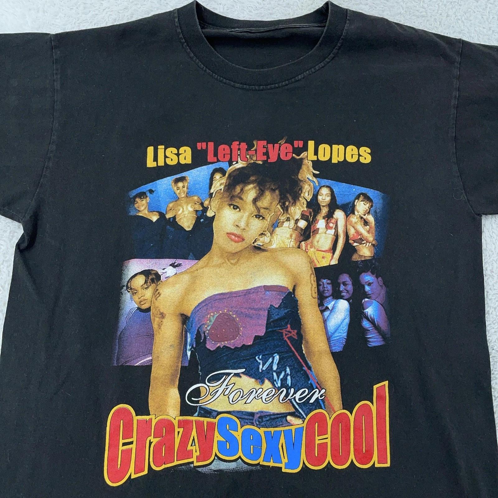 

Vintage Lisa Left Eye Lopes Shirt Large Memorial CrazySexyCool TLC Tee Rap 2002 M