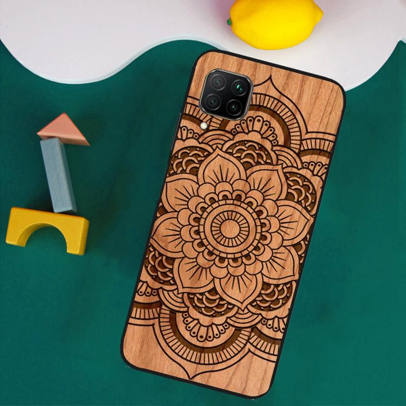 Buddha Jesus Guadalupe Wood For Huawei Nova 11i 12s 12i 8i 7i Y73 Y70 Y90 Y60 Y72 Y61 Y91 9 10 SE P30 Pro P40 Lite Case