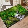 Forest Scenery Anti Slip Floor Mat Suitable for Indoor Outdoor Living Room Bedroom Garden Courtyard Decoration Home Decoration
