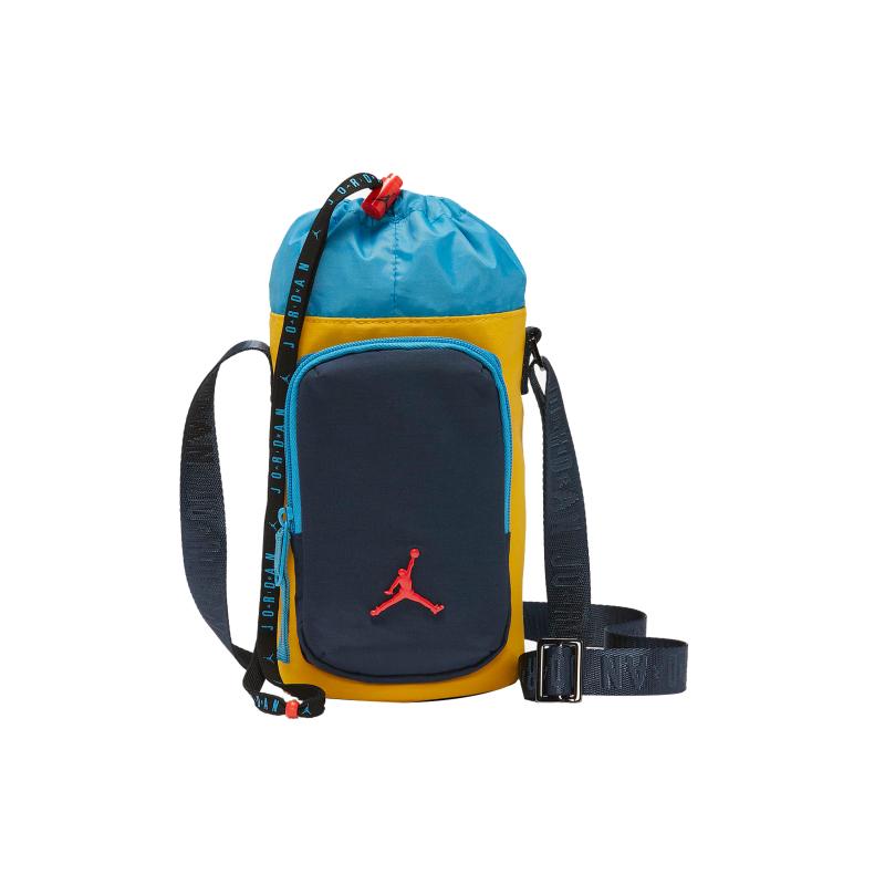 

Jordan Cotton Water Bottle Bag, Shoulder Bag, Crossbody Bag Regular Unisex Blue & Yellow Jordan DQ7986-713 синий/жёлтый