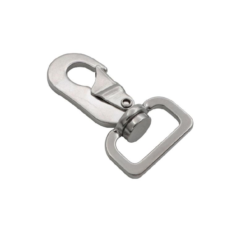 Pack of 2 Practical Stable Rotating Leashes Connector Stainless Steel Texture for Active Pet Outdoor Applications