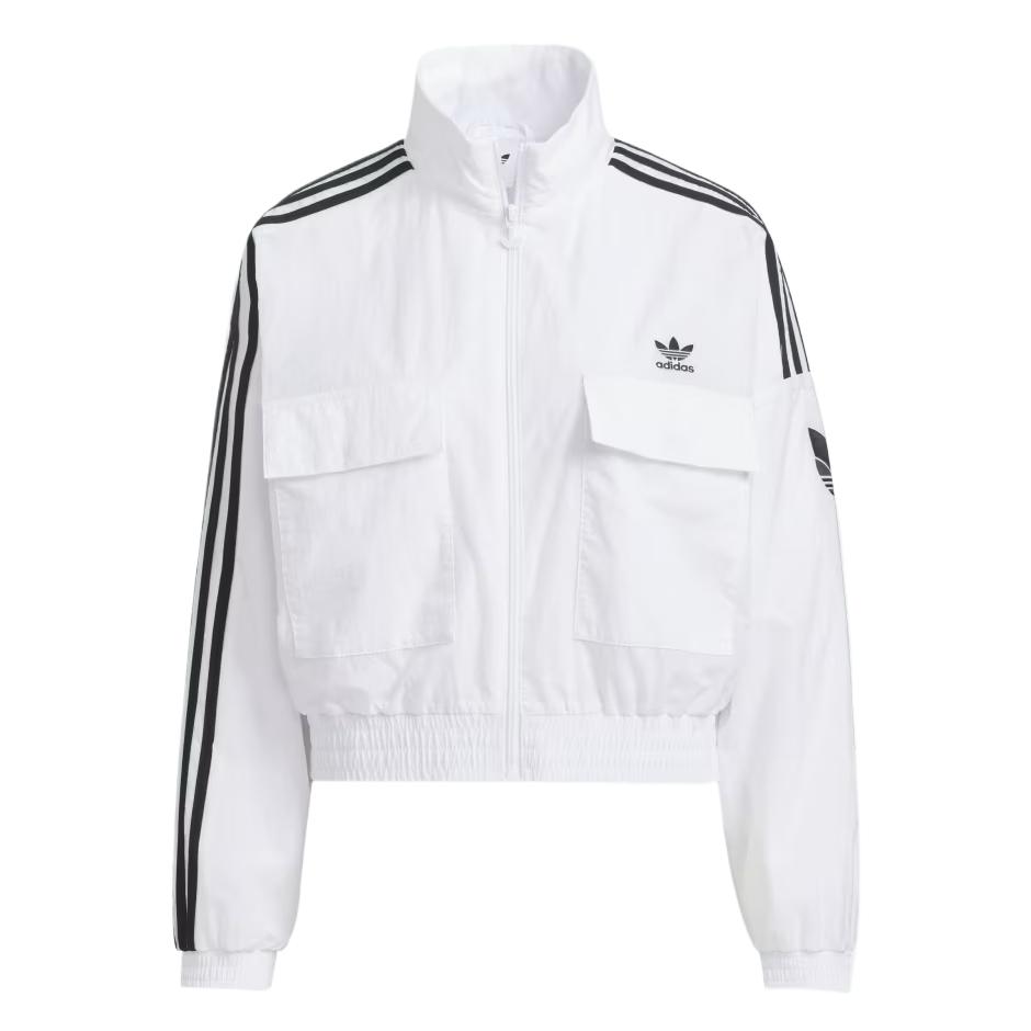 

Adidas Оригинальные женские куртки с длинным рукавом, удобные, дышащие, однотонные, в полоску, KG8513 2XS