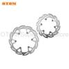 For KTM HUSQVARNA GASGAS Motorcycle Front 260mm Rear 220mm Brake Disc Rotor 6 Holes Steel Plate SX SXF XC XCF EXC EXCF XCW FC TE