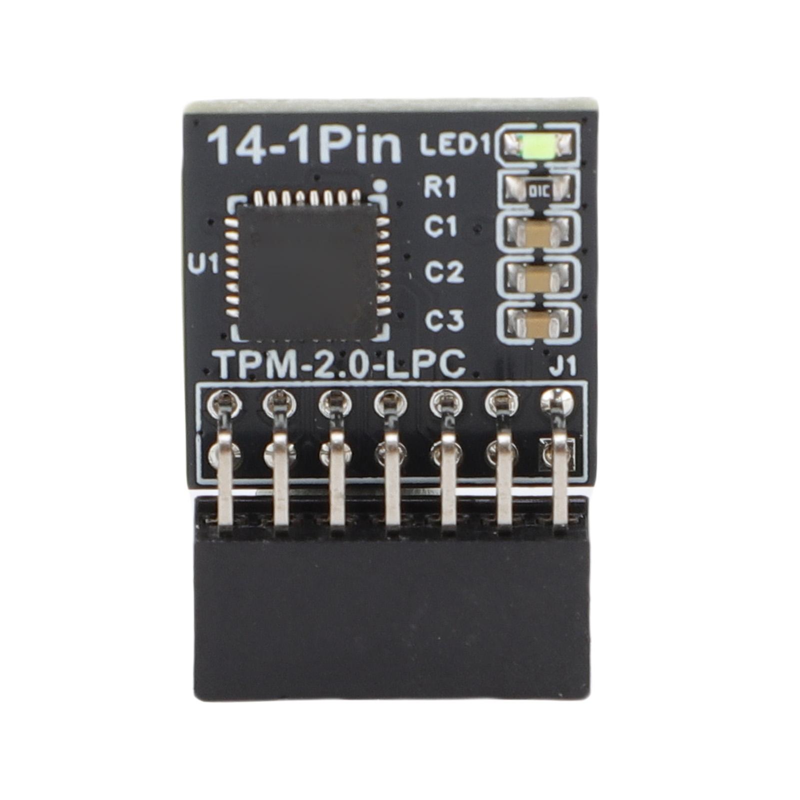 

Підтримка модуля TPM2.0 для платформи материнської плати системи Win11 2.0 14 1-контактний модуль безпеки шифрування 2.0 мм віддалена карта