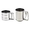 Stainless Steel Flour Sifter with Handle Mesh Cooking Accessory Double Layer